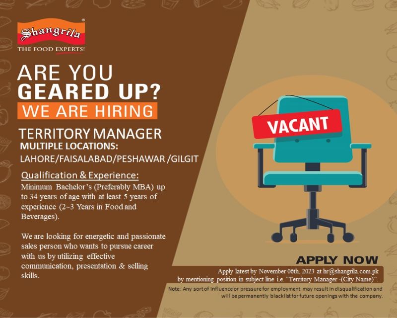 Shangrila Foods Private Limited Jobs