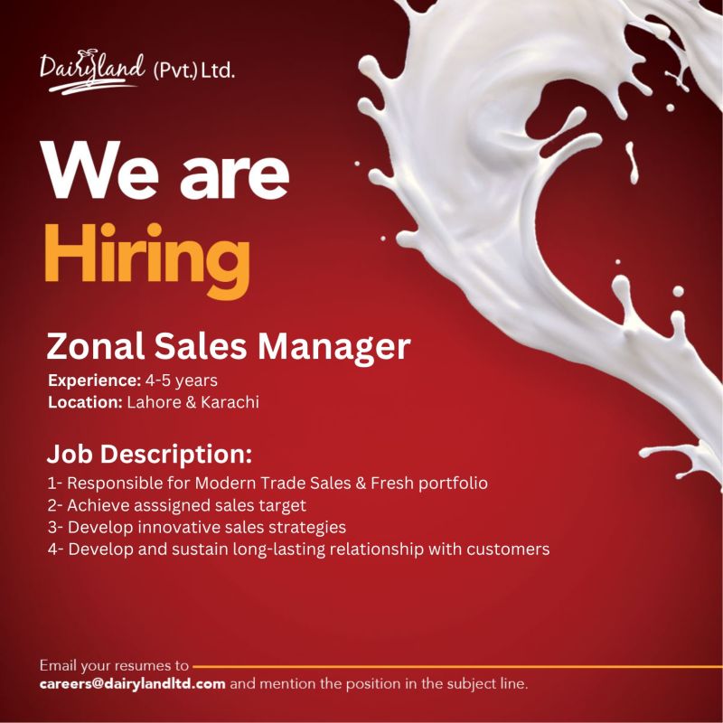 Dairyland Pvt Limited Jobs