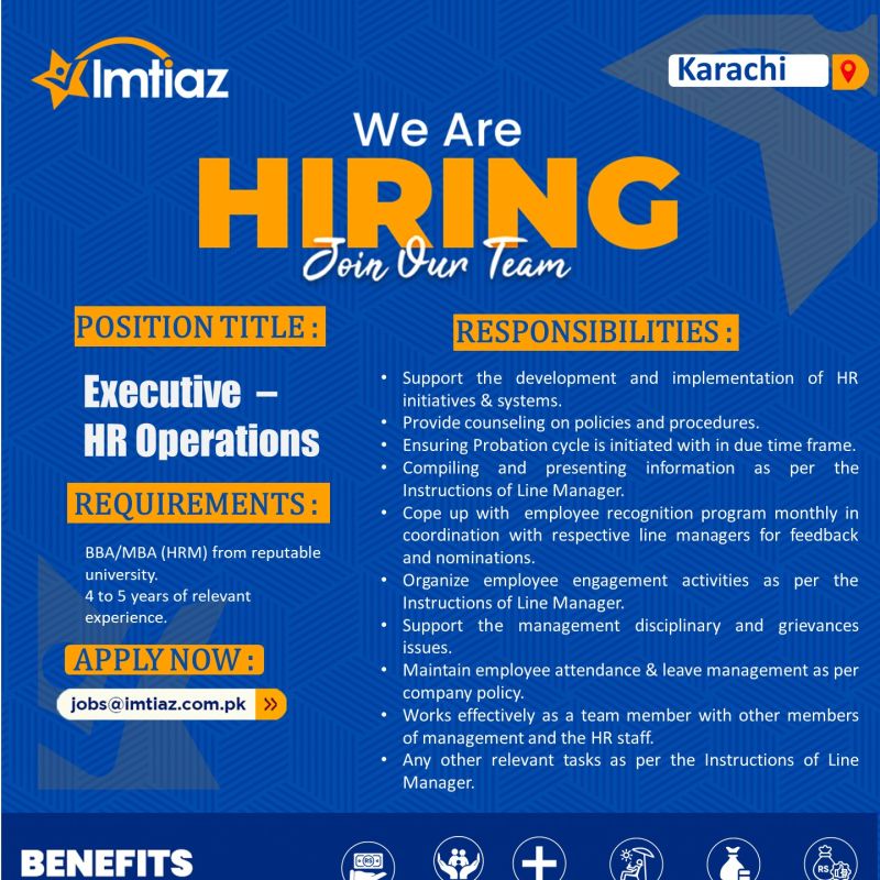 Imtiaz Super Market Jobs