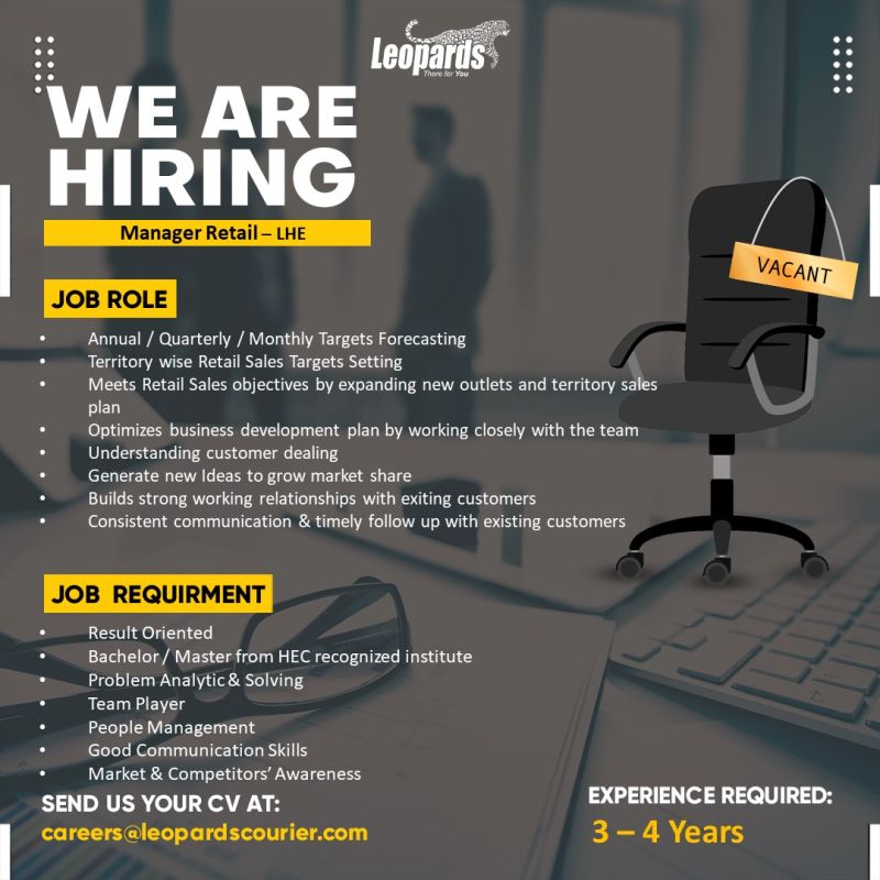 Leopards Courier Services Jobs