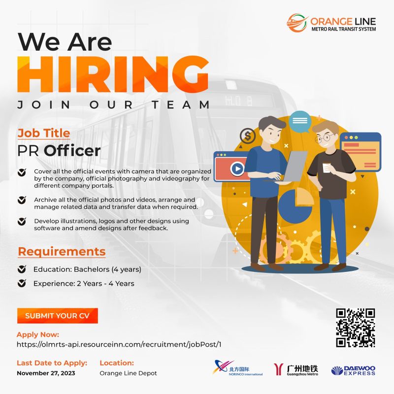 Orange Line Metro Rail Transit System Jobs