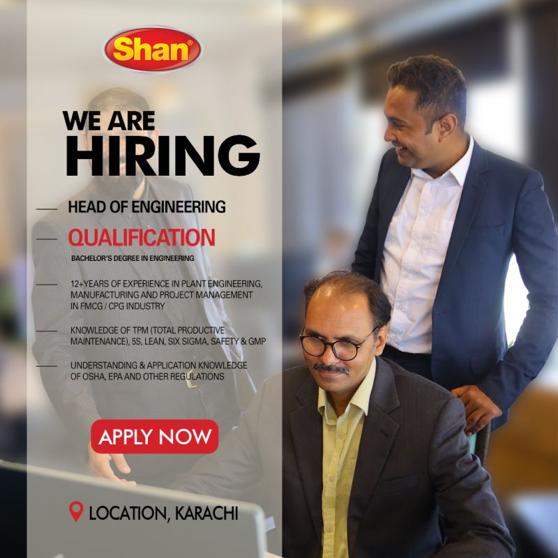 Shan Foods Private Limited Jobs