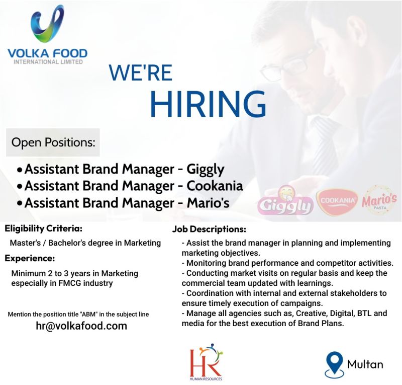 Volka Food International Jobs