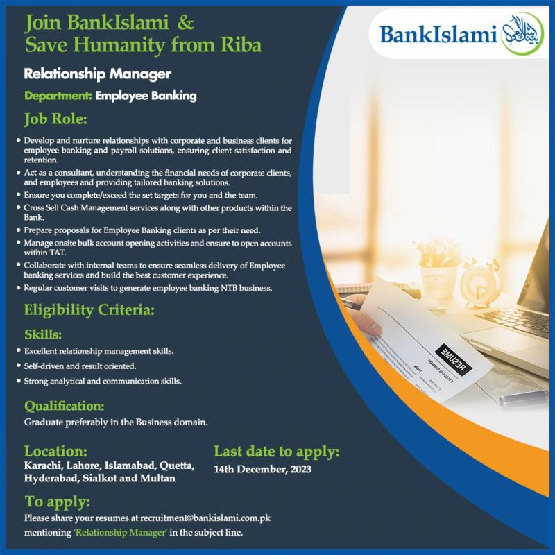 BankIslami Pakistan Limited Jobs