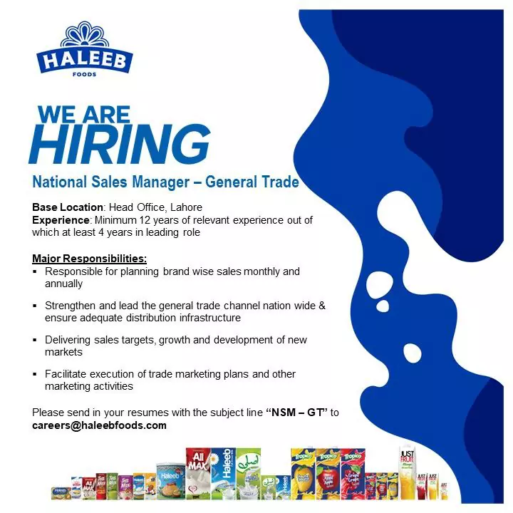 Haleeb Foods Limited Jobs