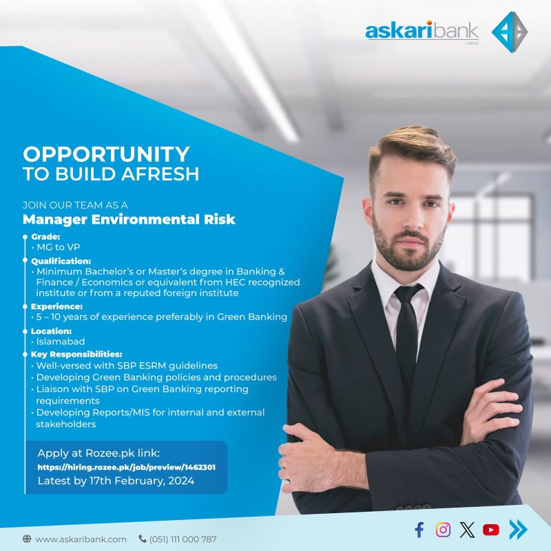 Askari Bank Jobs 2024