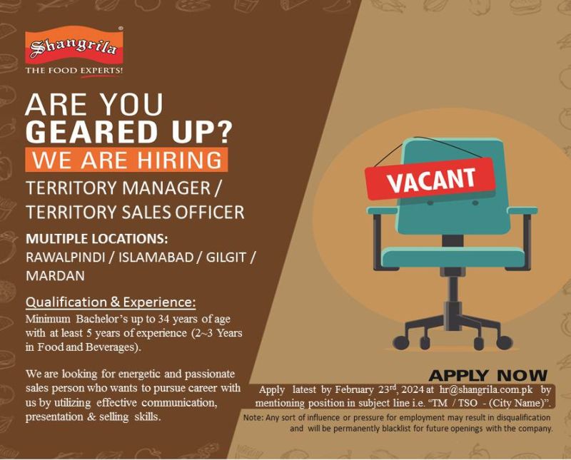 Shangrila Foods Private Limited Jobs