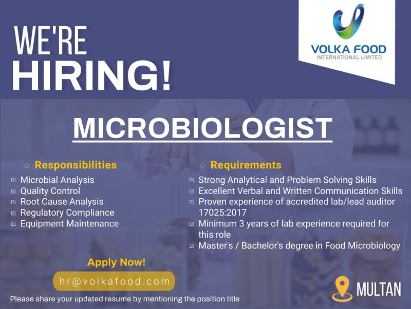 Volka Food International Jobs 2024